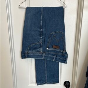 Wrangler Men's Bootcut Jeans - Dark Blue